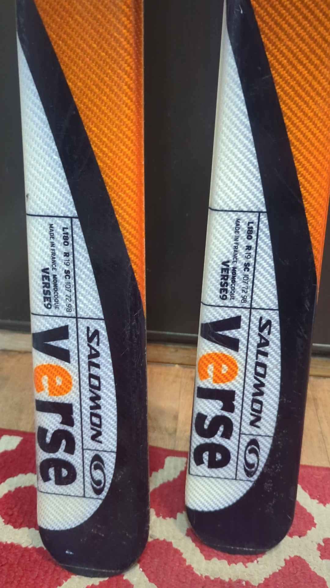 SALOMON　VERSE9　150cm Salomon Verse 9 All Mountain Downhill Alpine Skis w/ Marker