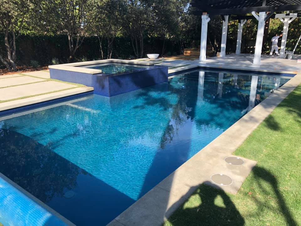 New Pool with 24” raised spa and... - JABS Pools and Spas | Facebook