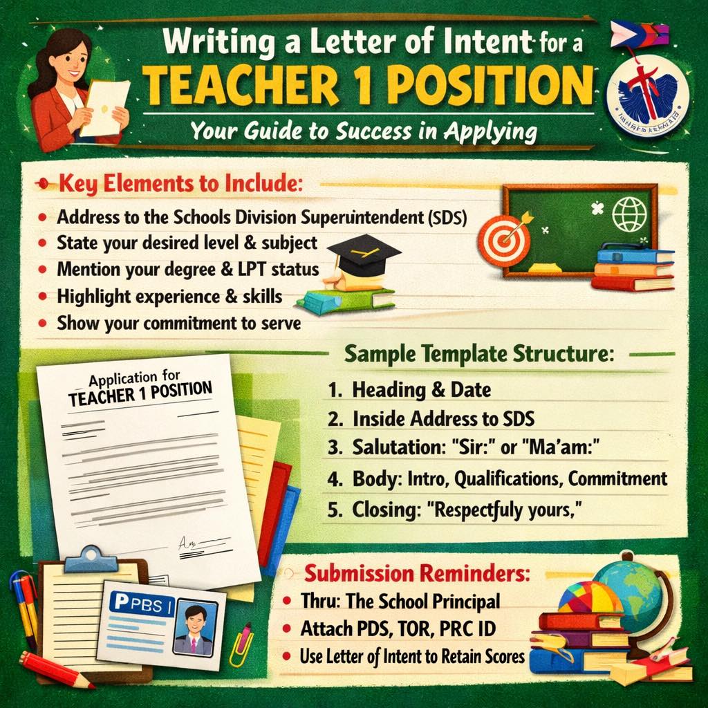 Rocky - Writing a Letter of Intent for Teacher 1 Ang Letter of Intent ...
