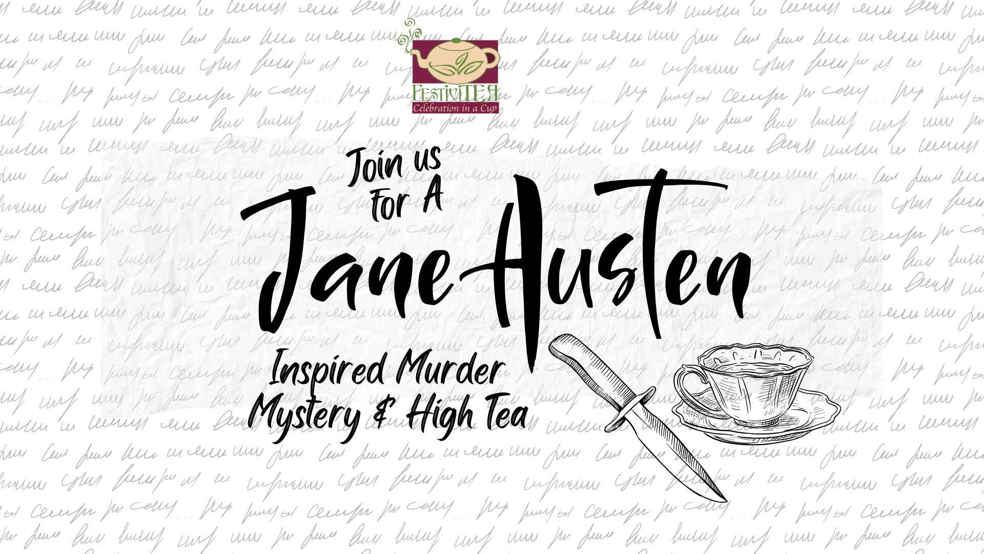A Jane Austen Inspired Murder Mystery & High Tea Oct 17th