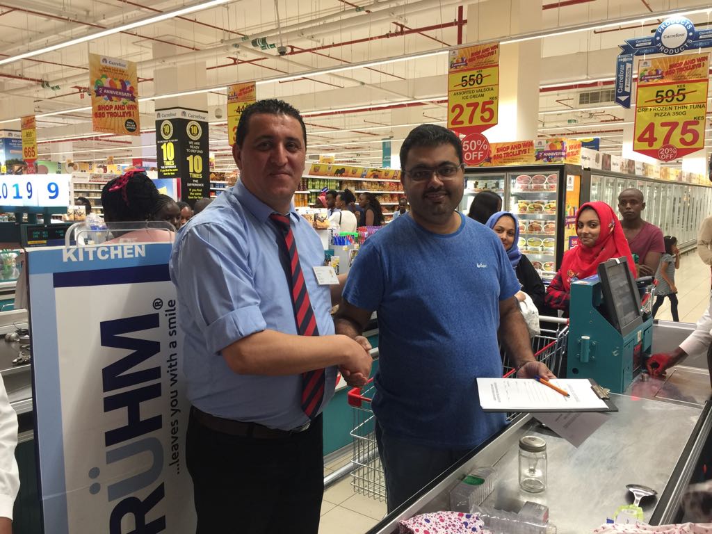 Carrefour Kenya - Free Trolley Winner: Yusuf just got his...