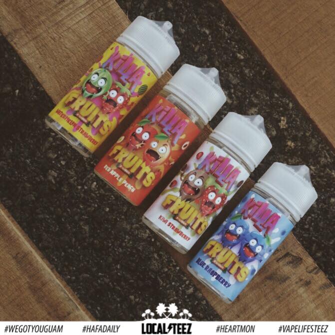 killa fruits vape juice LOCAL - Now available at 🌴LocalSteez🌴 introducing, 100ML. 😋 Grab yours today. 👌🏽 Blue Raspberry Simply Herb Vapes 2 Color:Lotus Lilac elux flavours list