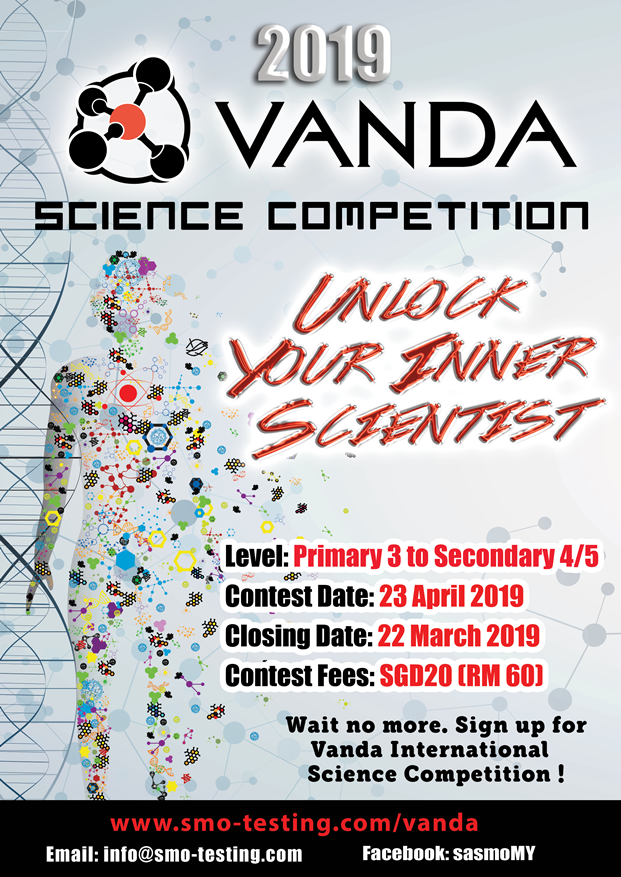 SMO Malaysia - Dear Teachers, VANDA Science Competition is... | Facebook