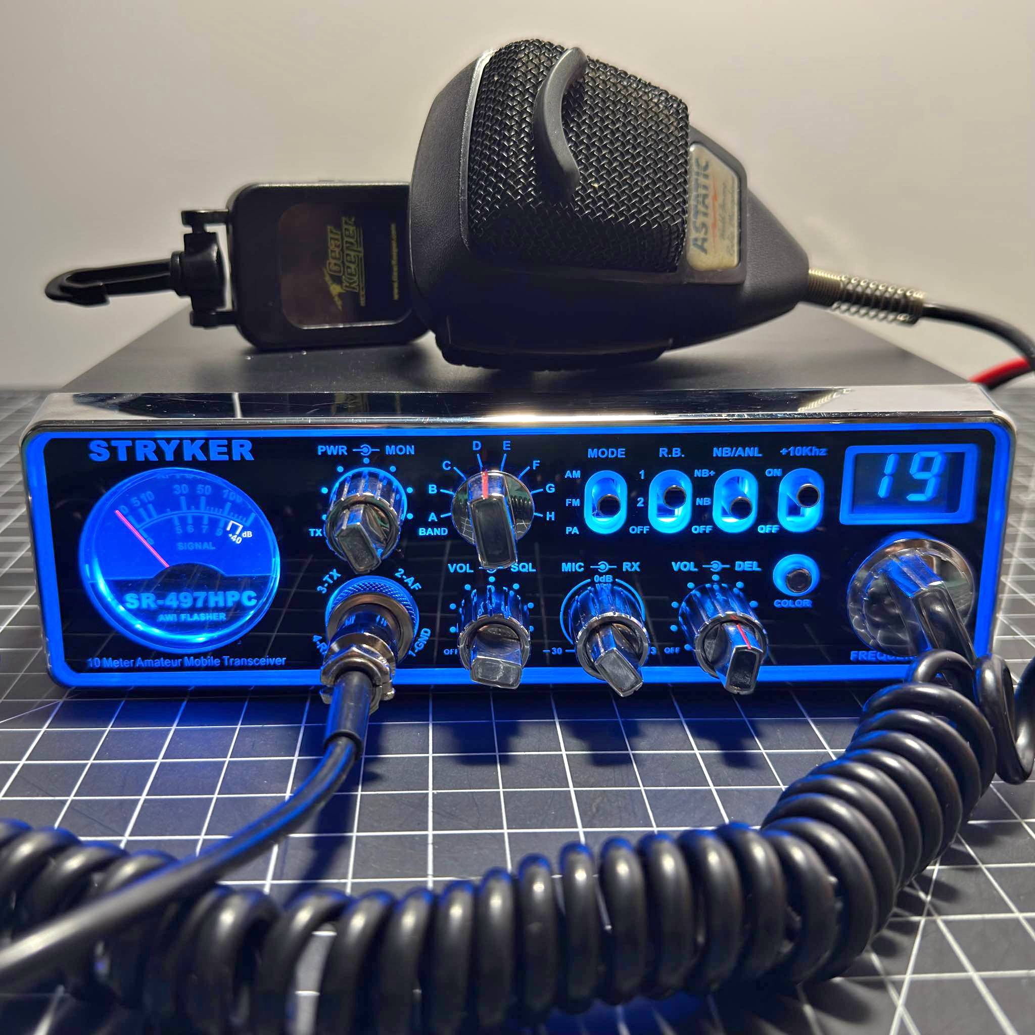 Stryker SR-497HPC 11m CB Radio w/ Astatic 636L Mic - Pro Audio ...