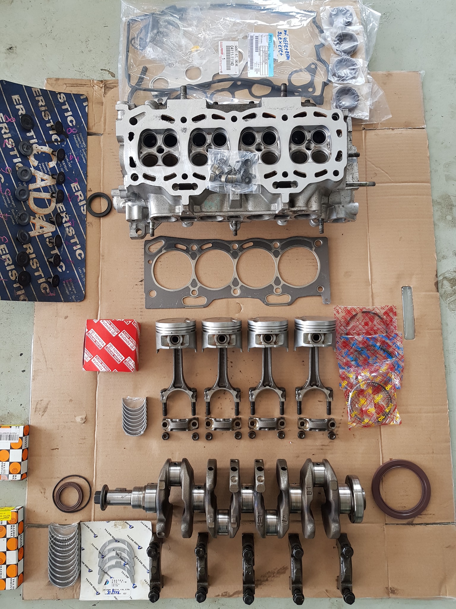 อู่เรืองยนต์ - Toyota ee101 จัดชุดฟิตเครื่องชุดใหญ่ 4E... | Facebook