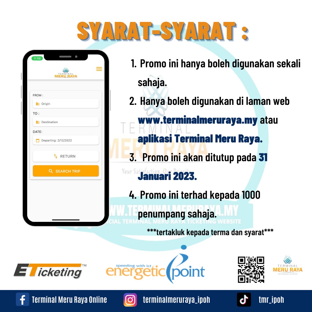 Terminal Meru Raya Online | Ipoh