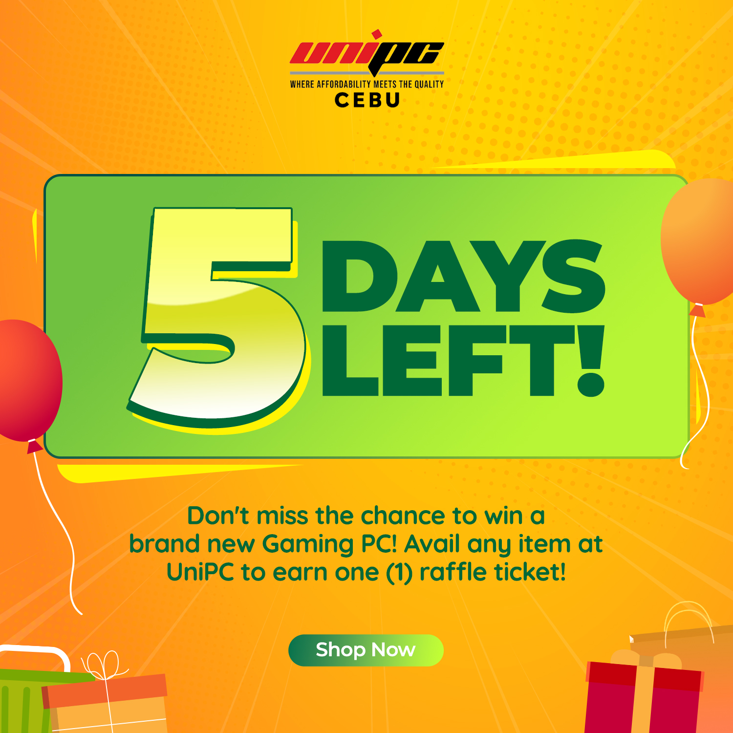 UniPC Cebu - Papahuli ka pa ba for a chance to win a brand...