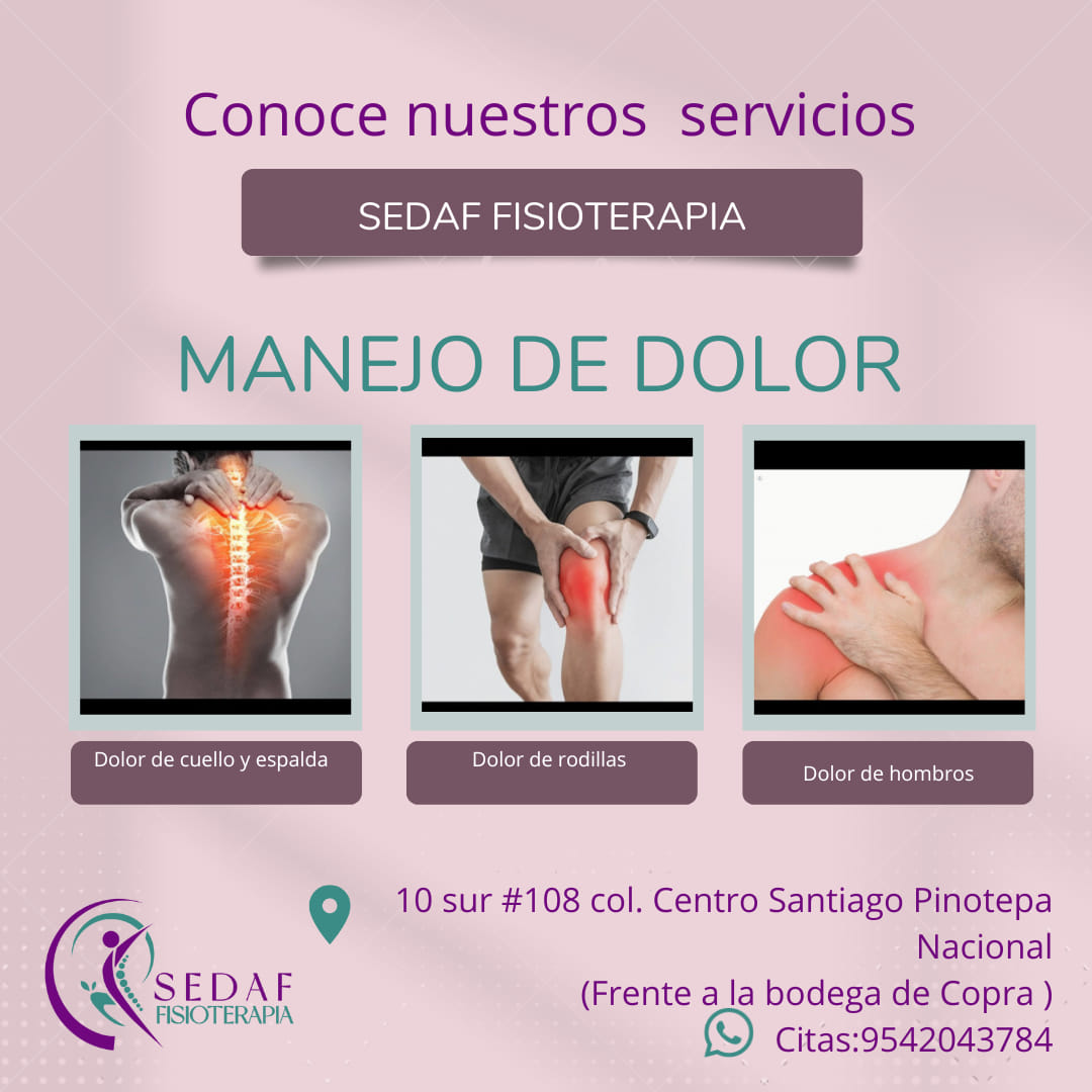 ¿Ya conoces... - SEDAF Fisioterapia Pinotepa Nacional