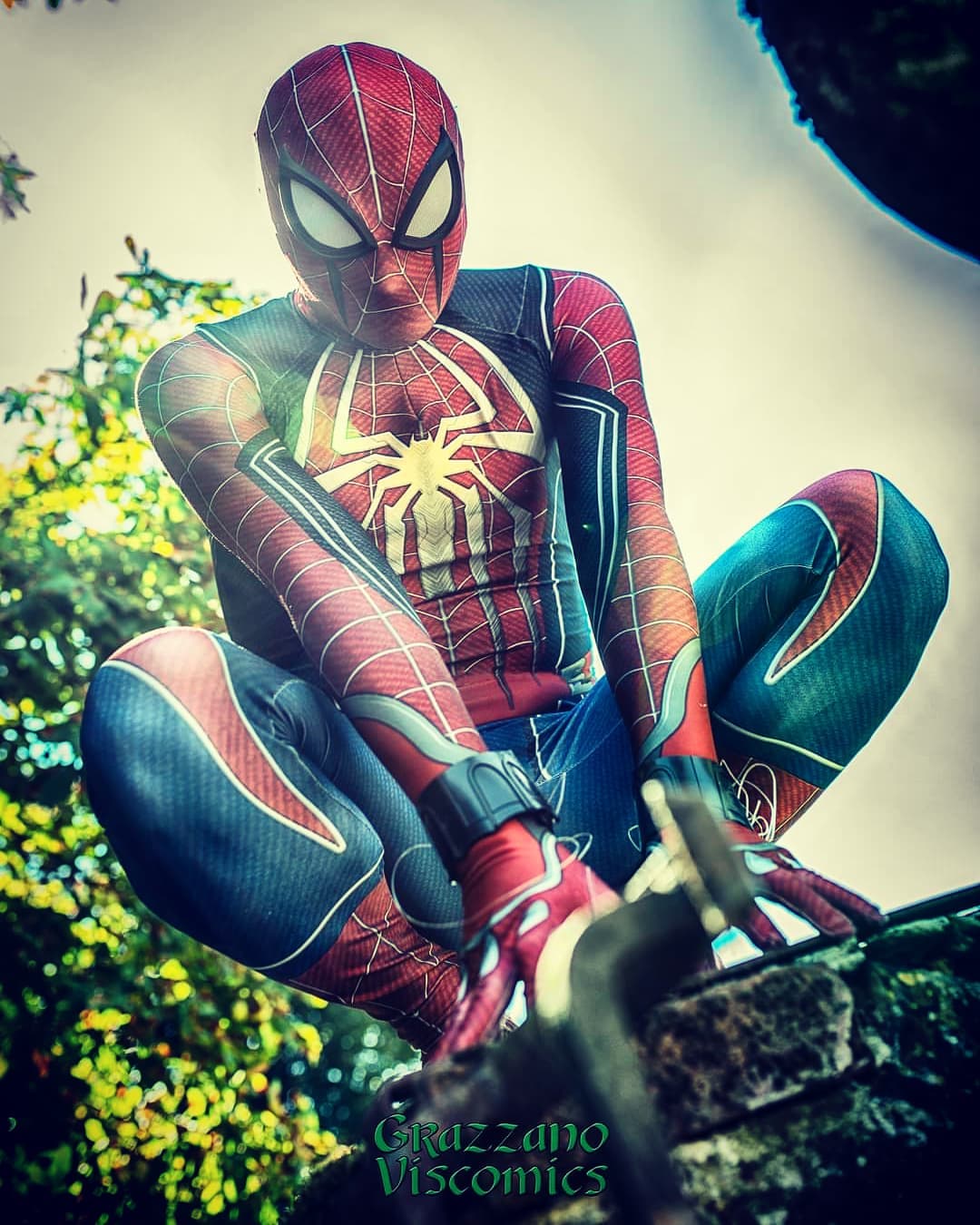 Casco Completo Spider-Man Maschera Casco Di Spider-Man Di Alta Qualità, Costume Per Halloween E Cosplay - Taglia Unica, Materiale Silicone Maschera Spiderman