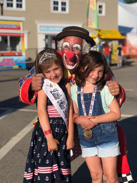 Rosco The Clown - Little Miss Bay Rama 2019 Sarah with...