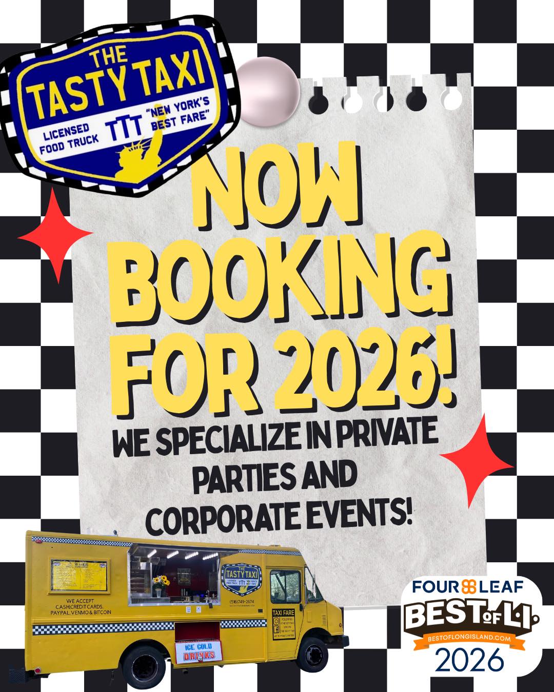 The Tasty Taxi food truck for summer parties | New York