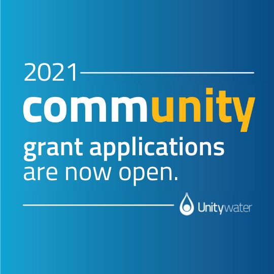 Unitywater - Our 2021 Community Grants Program is now... | Facebook