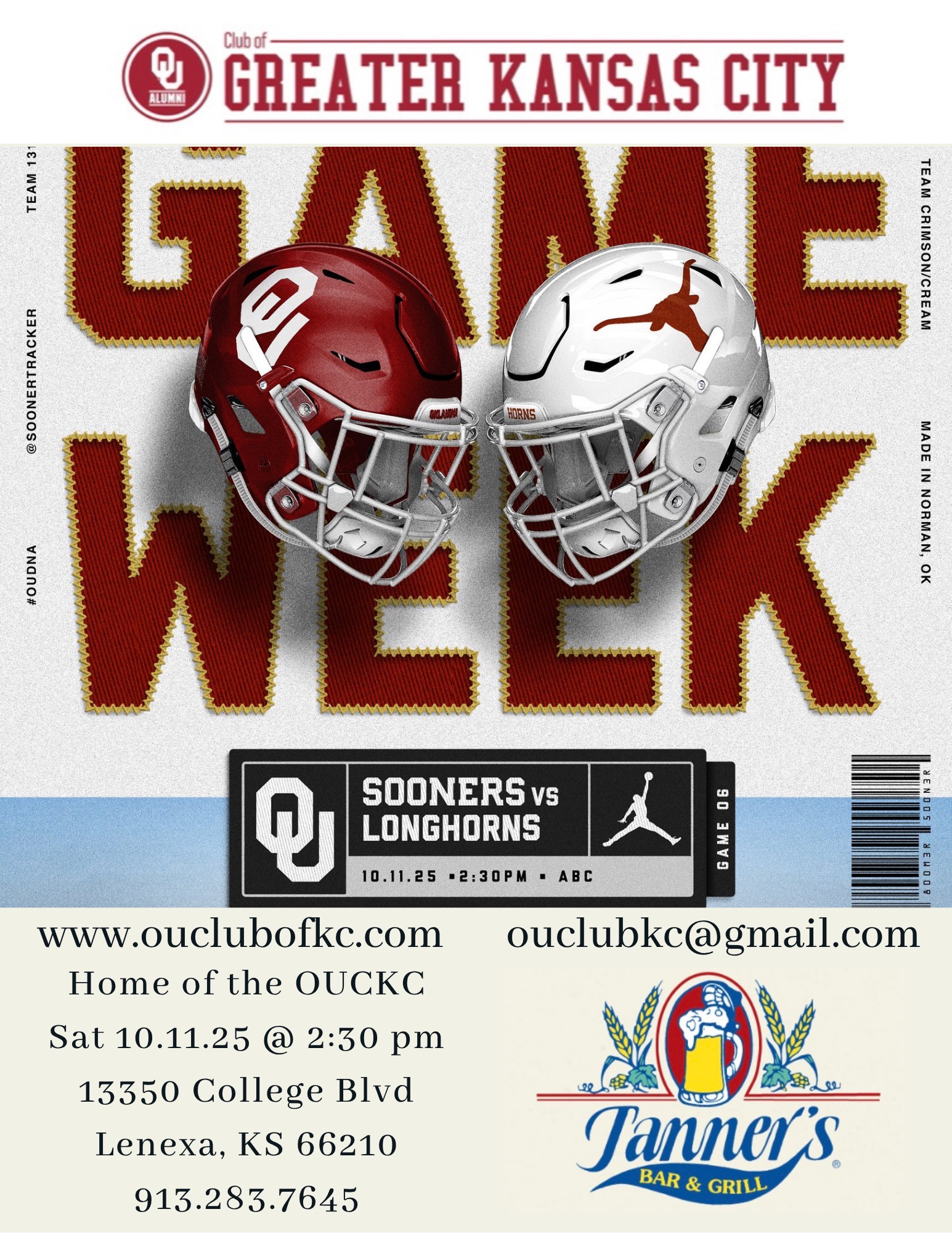 RRR OU vs TX Watch Party