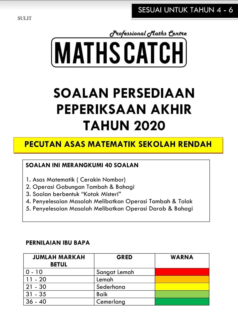 𝗗𝗢𝗪𝗡𝗟𝗢𝗔𝗗 𝗣𝗗𝗙 𝗦𝗘𝗚𝗘𝗥𝗔 𝗦𝗢𝗔𝗟𝗔𝗡 Maths Catch Puchong Facebook