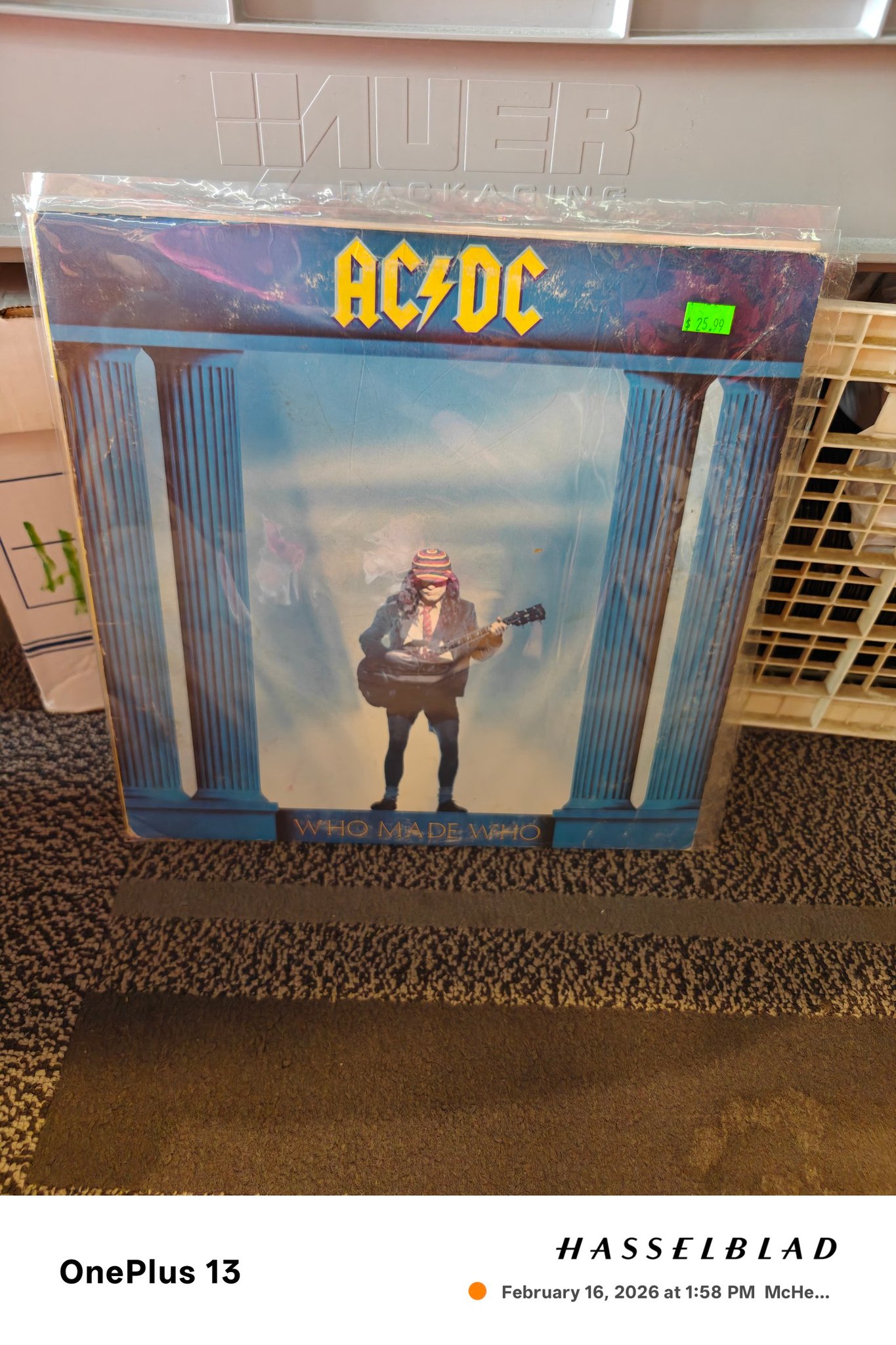 More new trade ins being put in the racks AC/DC Jeff Beck Genesis 