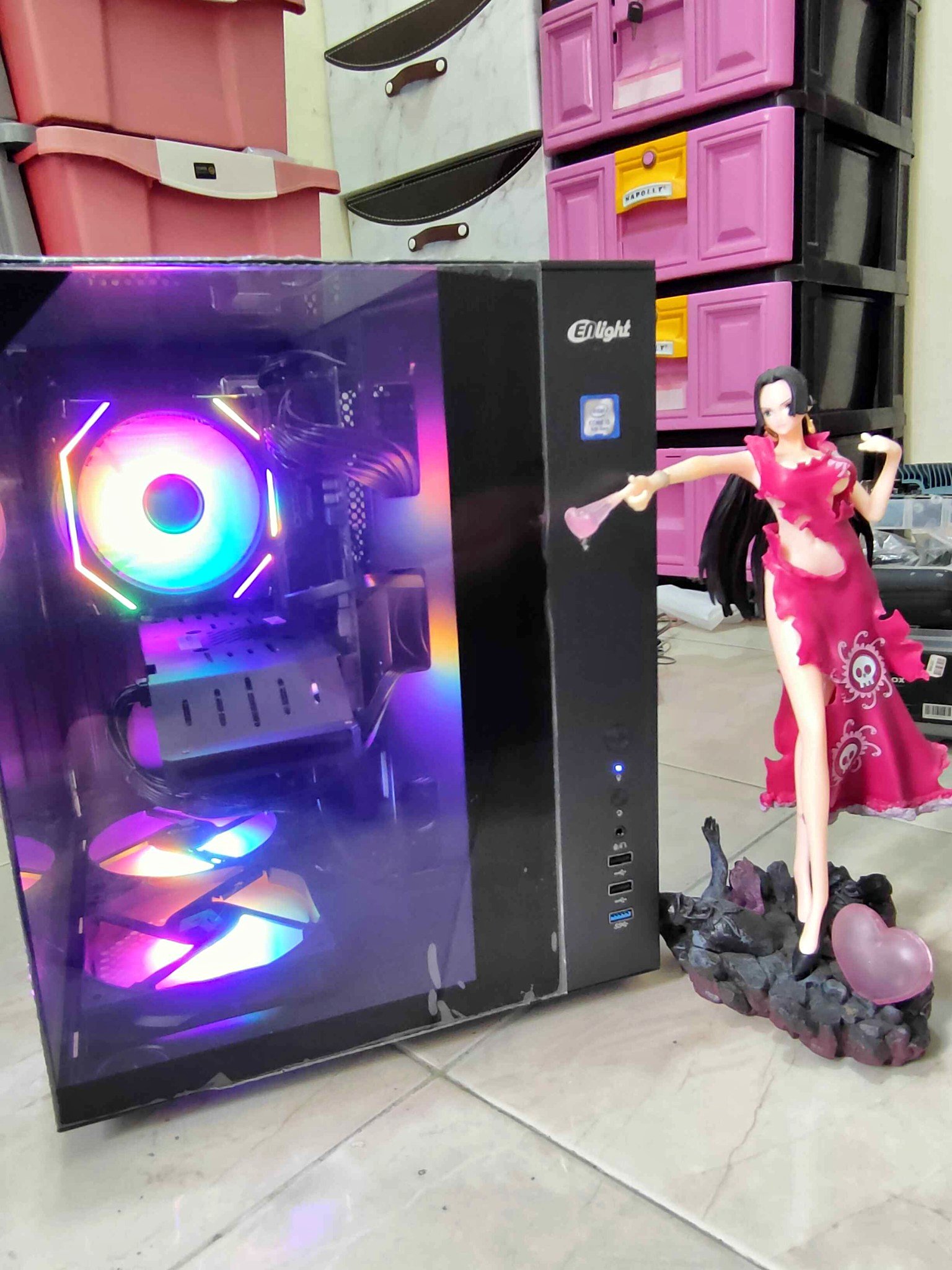 Komputer PC Core i5 9400F Buat Game dan Desain Part Baru VGA RX56XT 8Gb ...