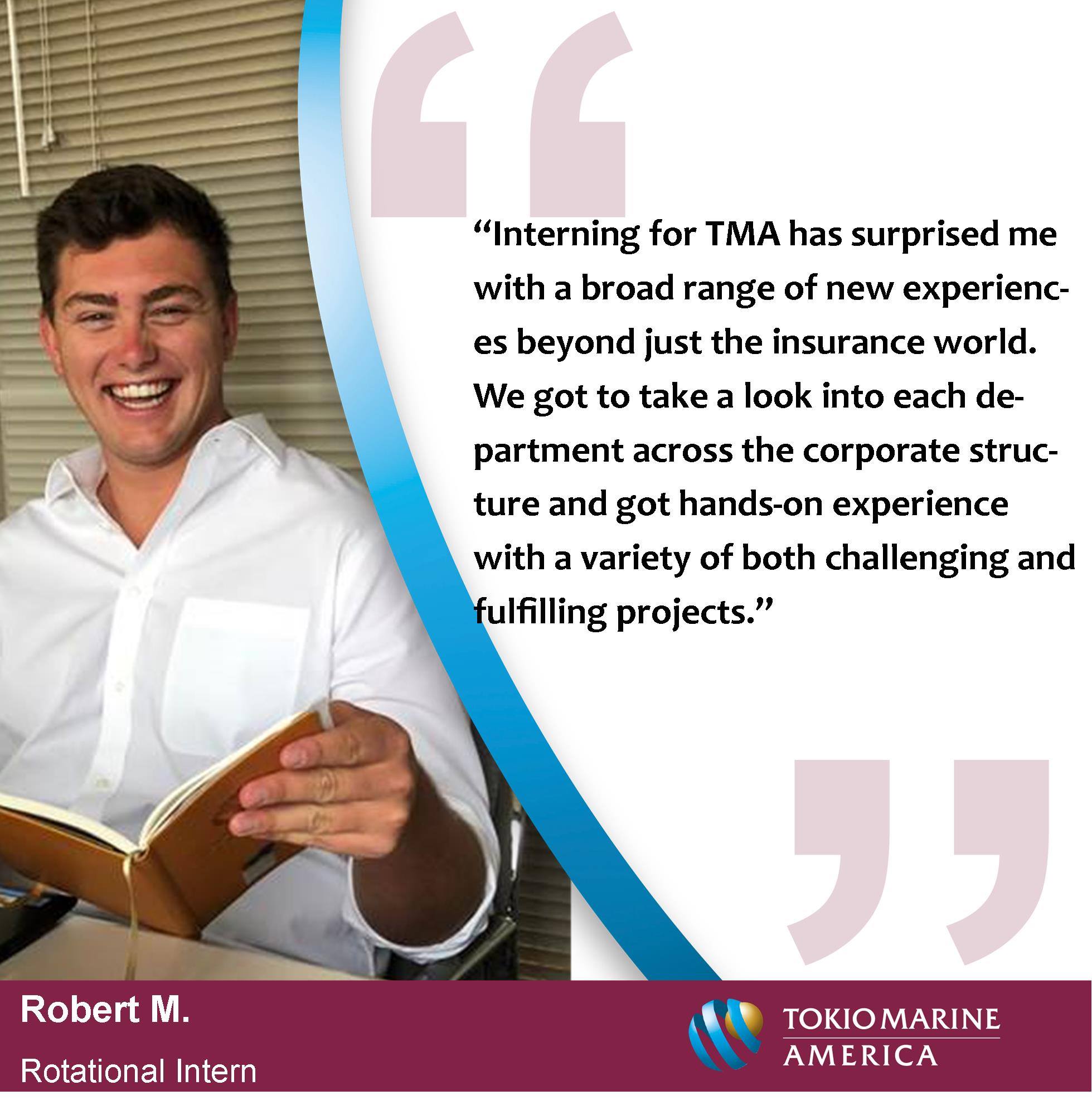 Meet Jake! He is one of our Summer... - Tokio Marine America | Facebook
