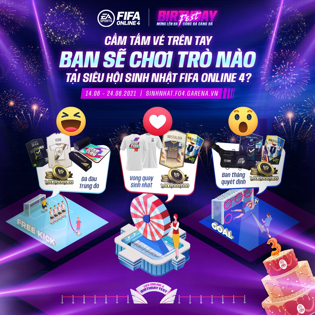 EA Sports FC Online Vietnam - ️🎊 Khi tham gia FIFA Online 4 Birthday ...