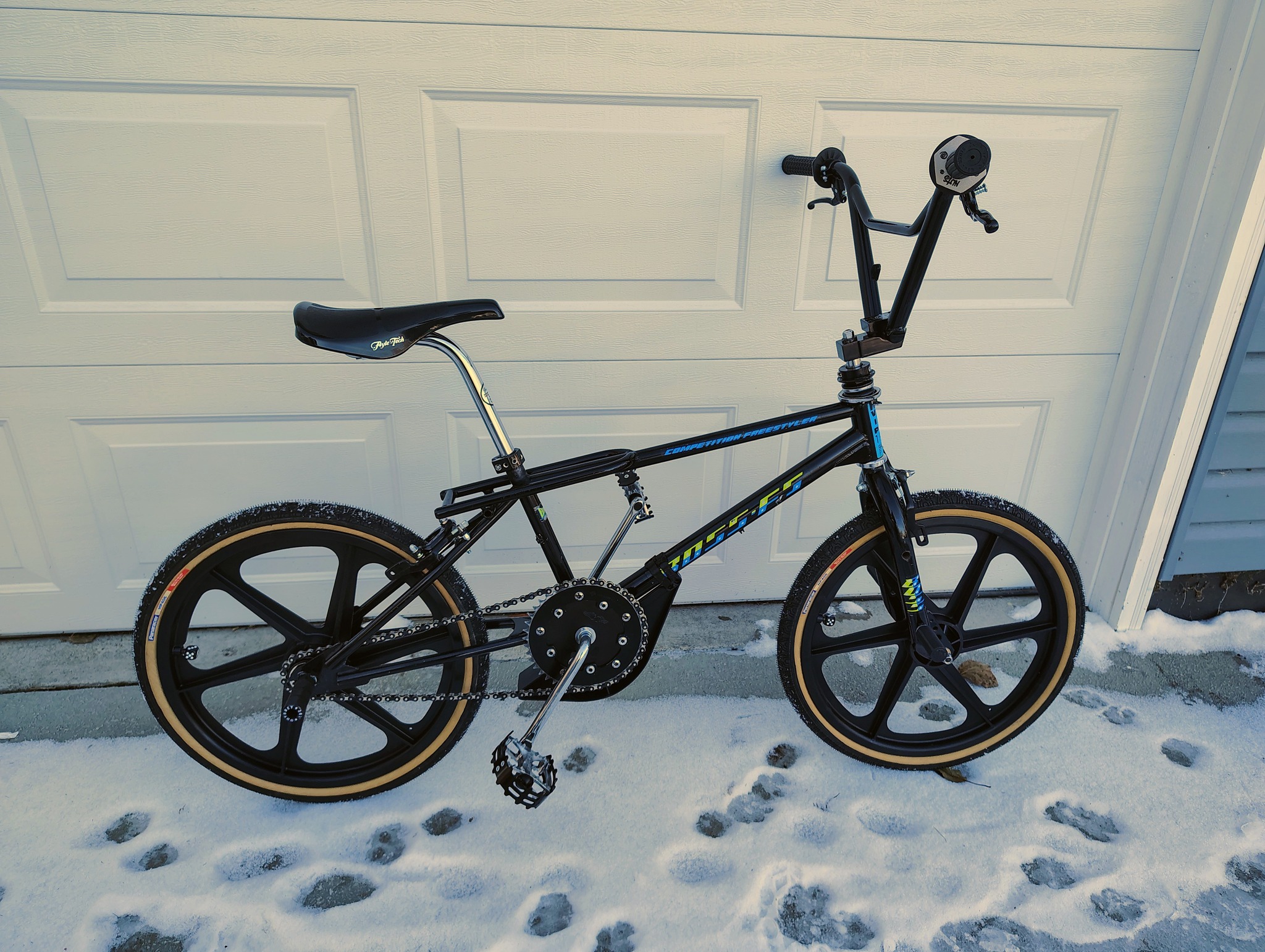 Gyro De Direction Odyssey Pour BMX Old School - Noir, Diamètre 25.4mm (neuf Stock Ancien)