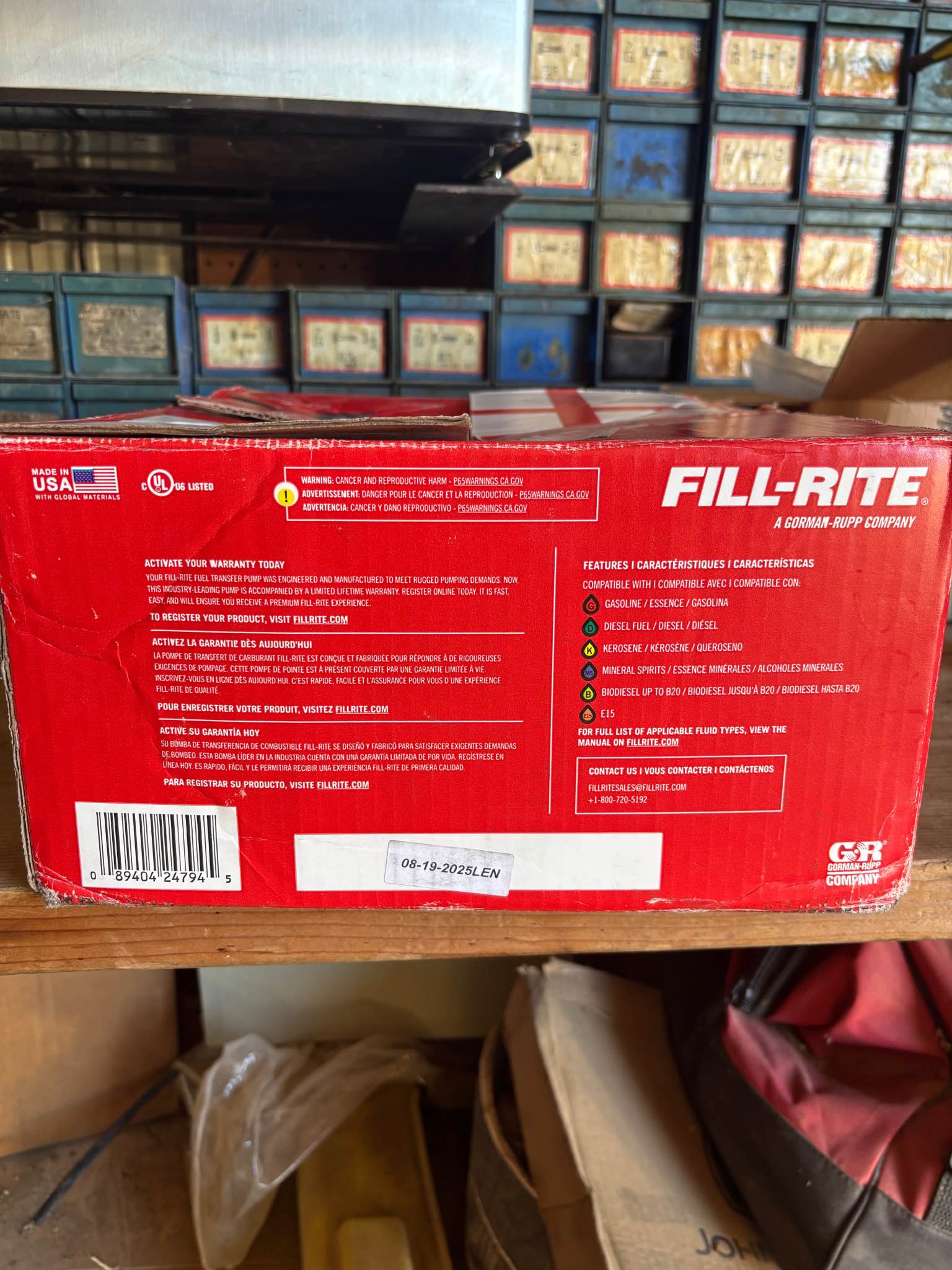 Fill Rite 4204 H Pump Only 12V DC - Air Tools - Denison, Iowa ...