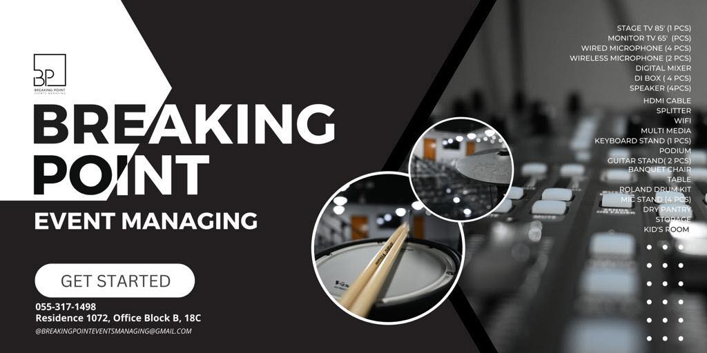 Breaking Point Events Management | Dubai