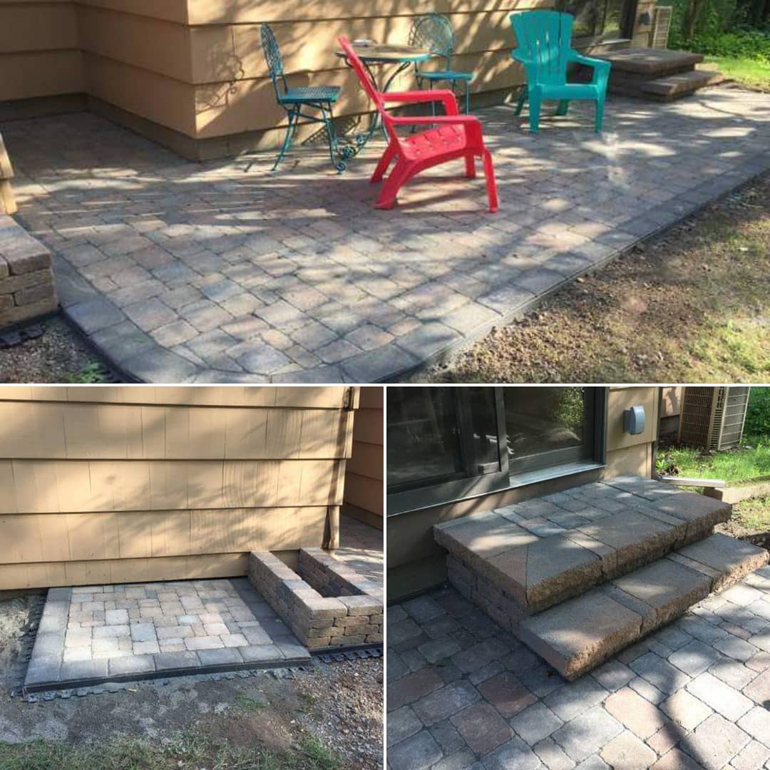 Nicks Masonry - Patio, step, grill spot and flower box drawn up By a ...