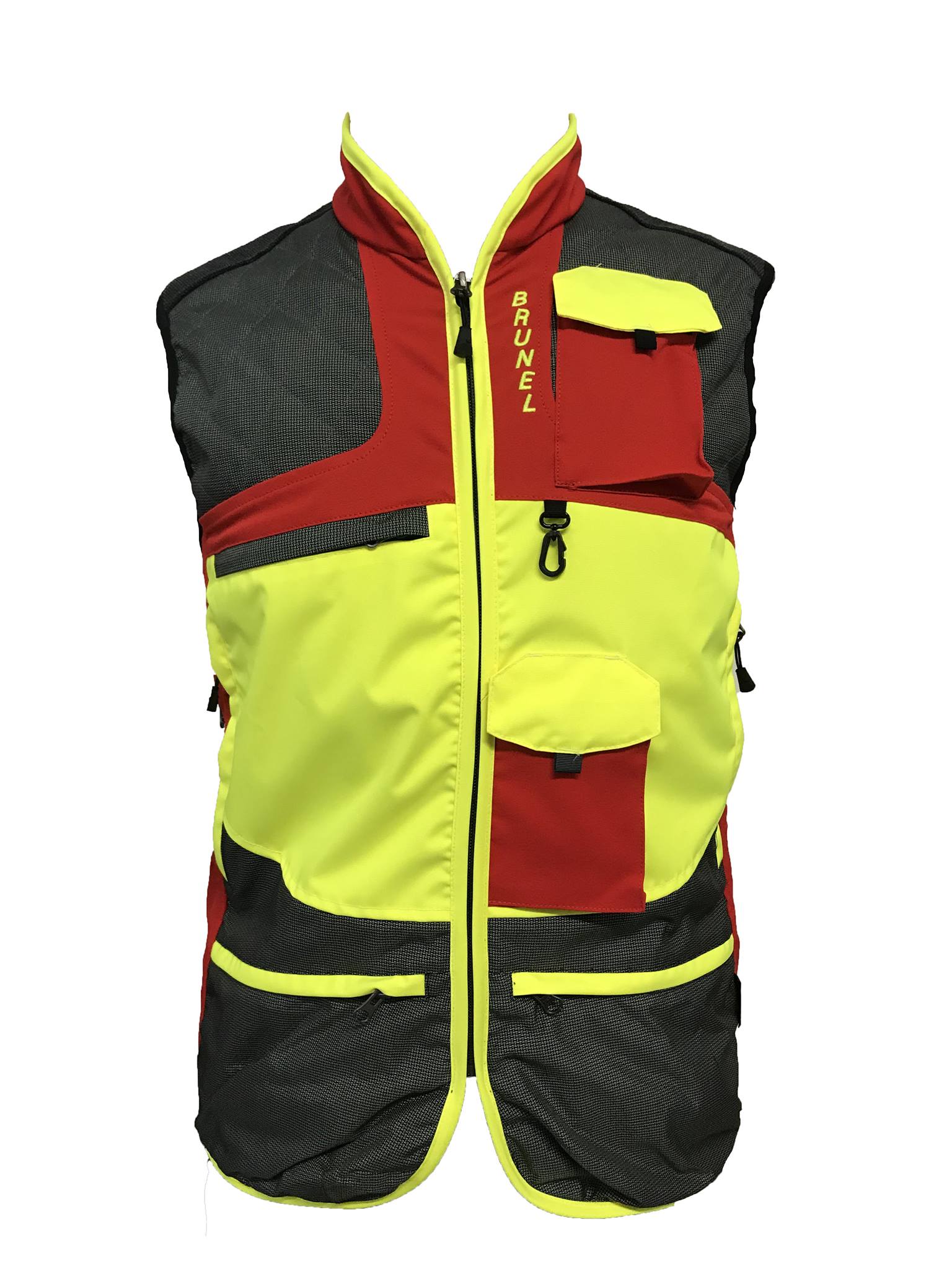 Gilet Protettivo Per Addestramento Cani | Anti-Morso, In Poliestere, Con Tasche | Taglia XXXL, Rosso