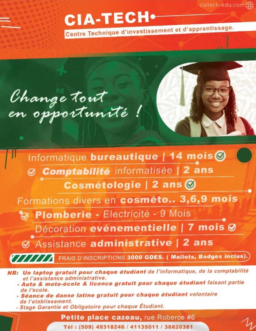 CENTRE TECHNIQUE D'INVESTISSEMENT ET D'APRENTISSAGE (CIA-TECH)