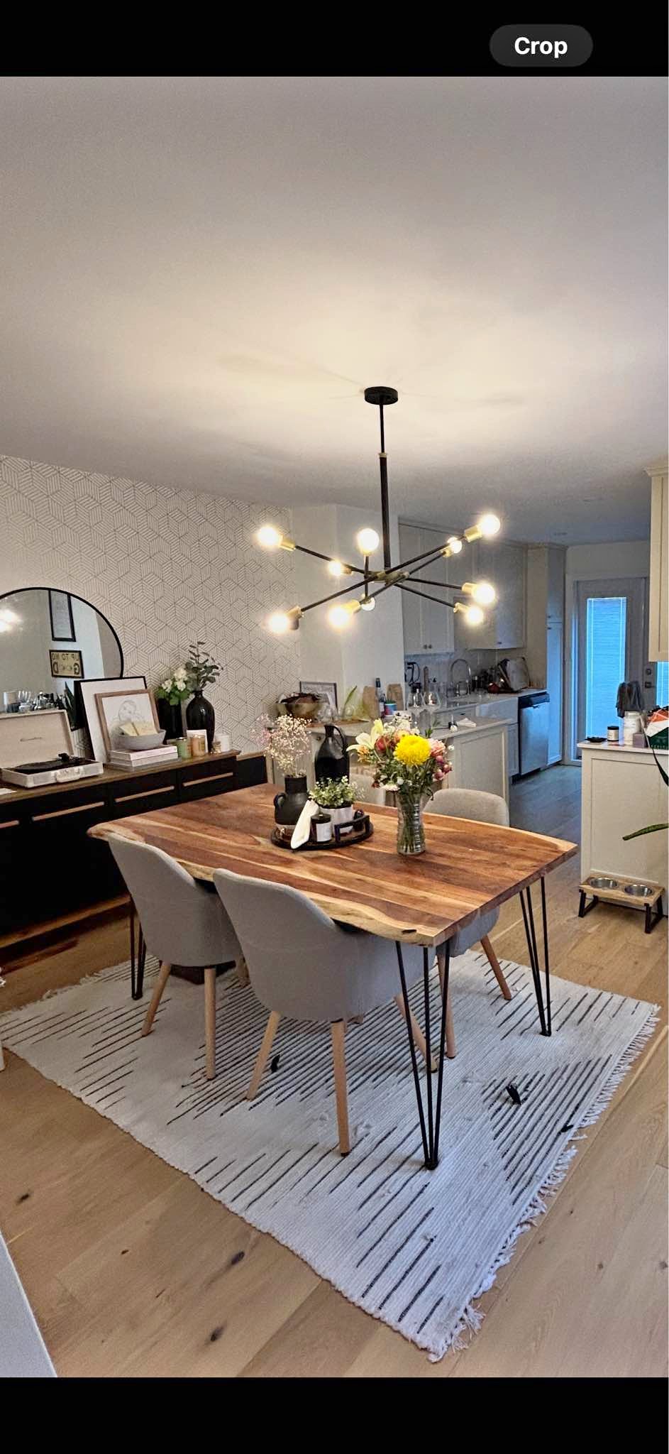 Structube Reno - solid wood acacia dining table - Dining Tables ...