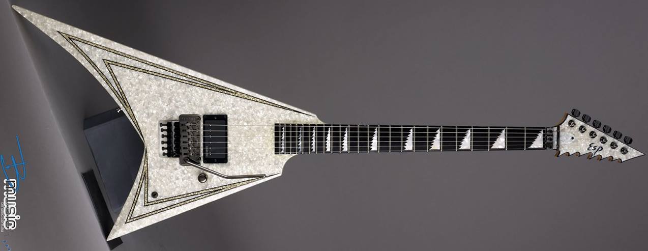 ESP Custom Shop Alexi Laiho Pink Sawtooth!