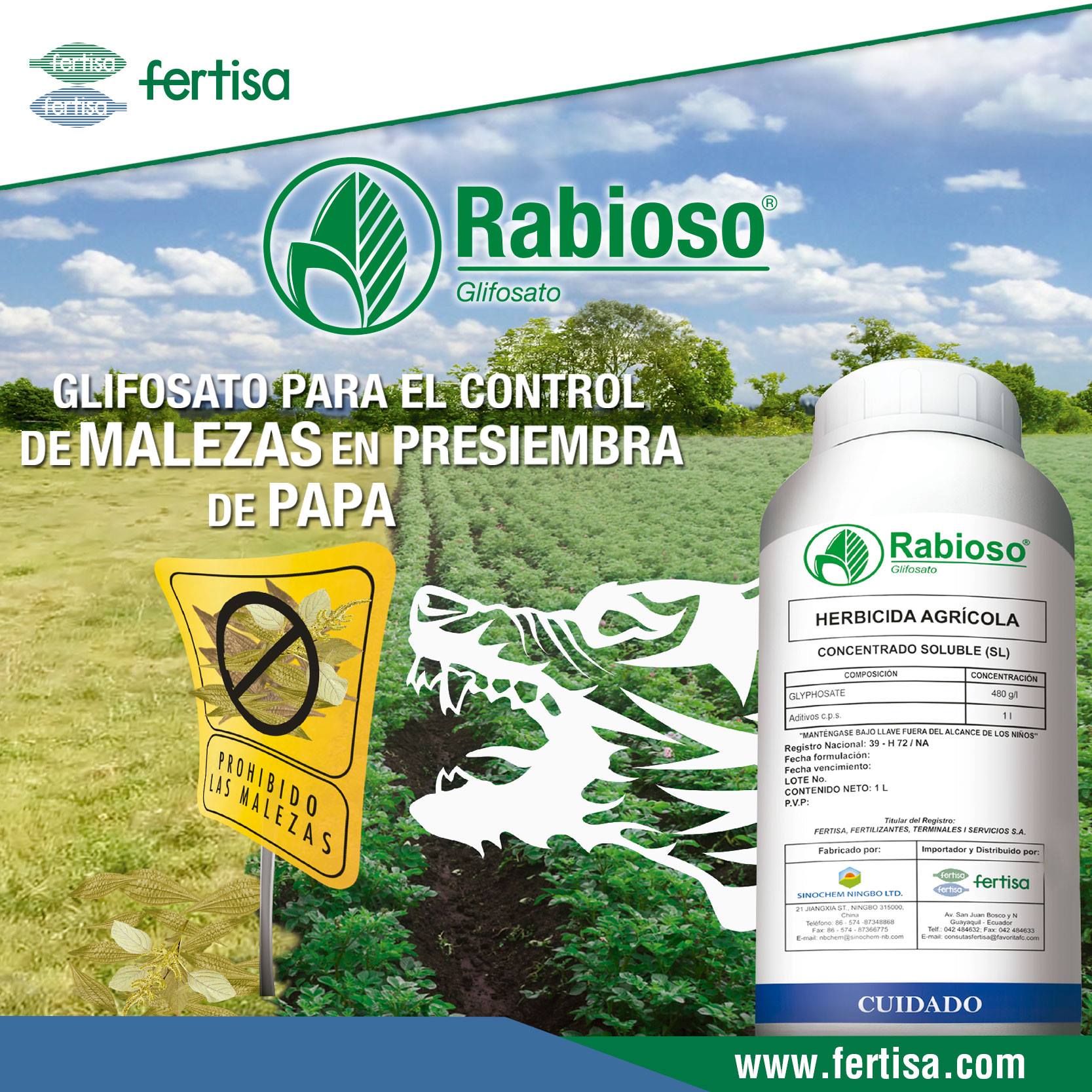 Fertisa EC - Para tu cultivo de #PAPA, #Fertisa te ofrece #Rabioso, un ...