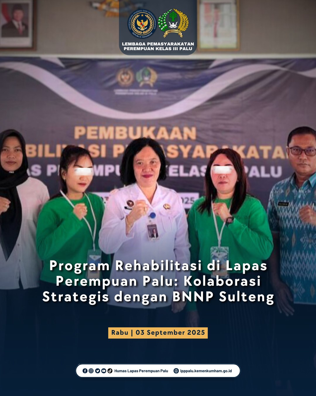 Program Rehabilitasi di Lapas... - Humas Lapas Perempuan Palu | Facebook