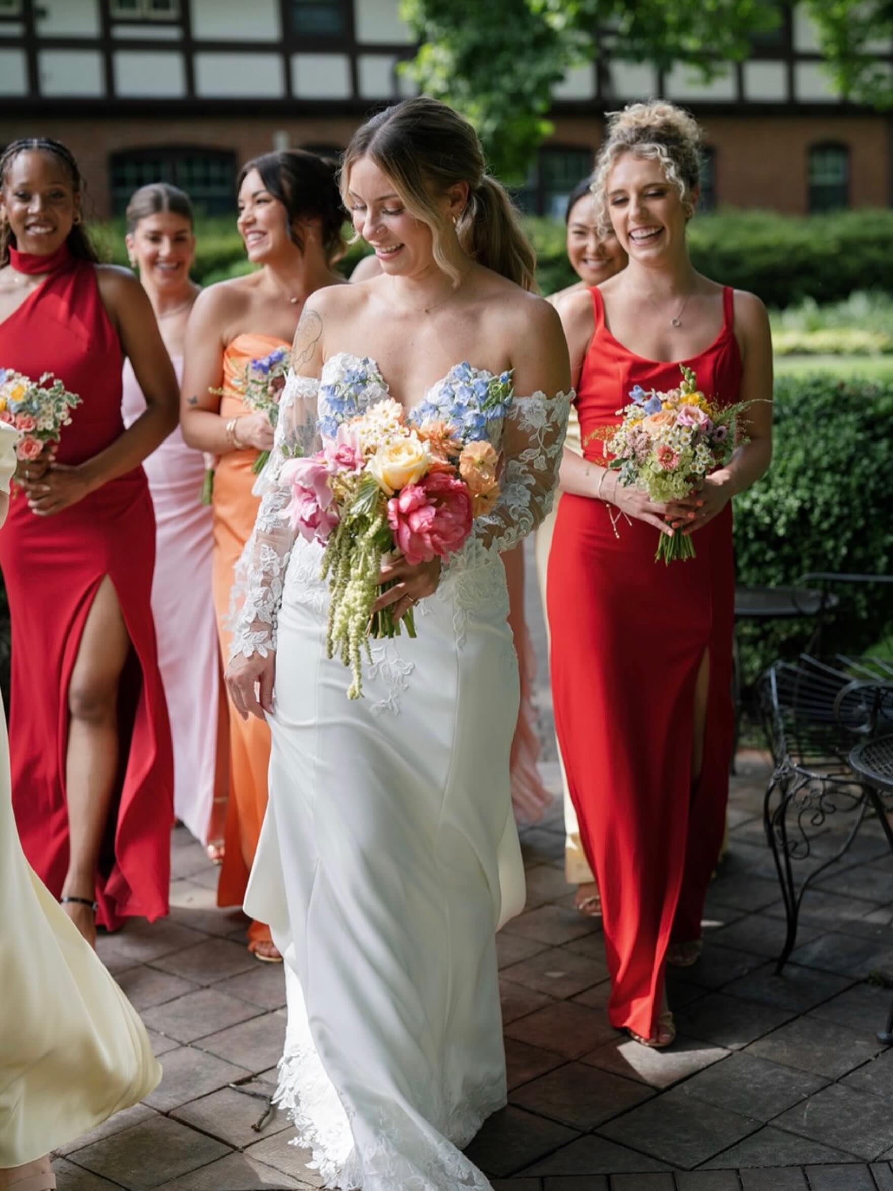 cream broderie dress Linen-Blend Summer quality interior layer to Color_Metallic Colour:Ivory White Romantic A-Line Wedding Gown