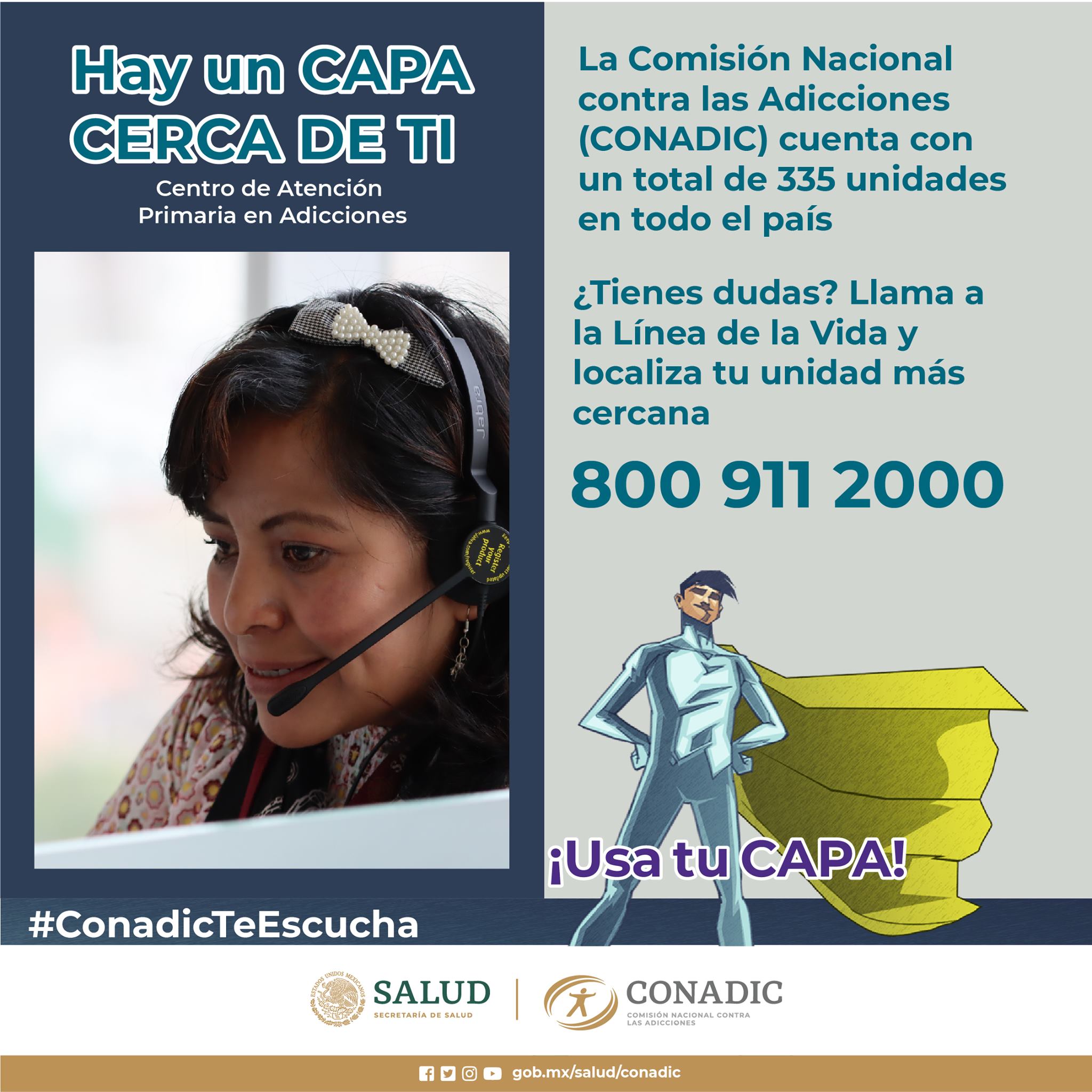 CONASAMA - La #Conadic cuenta con una red de 335 Centros...