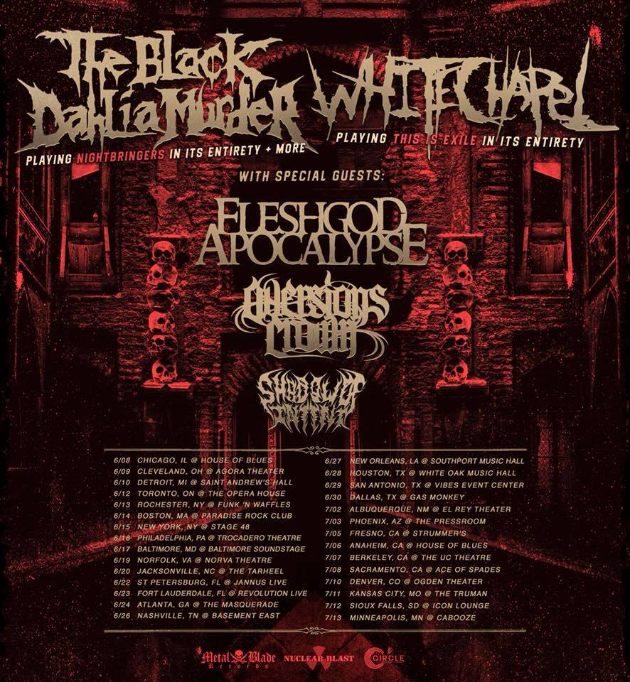 We are very excited to announce our very first full US tour with