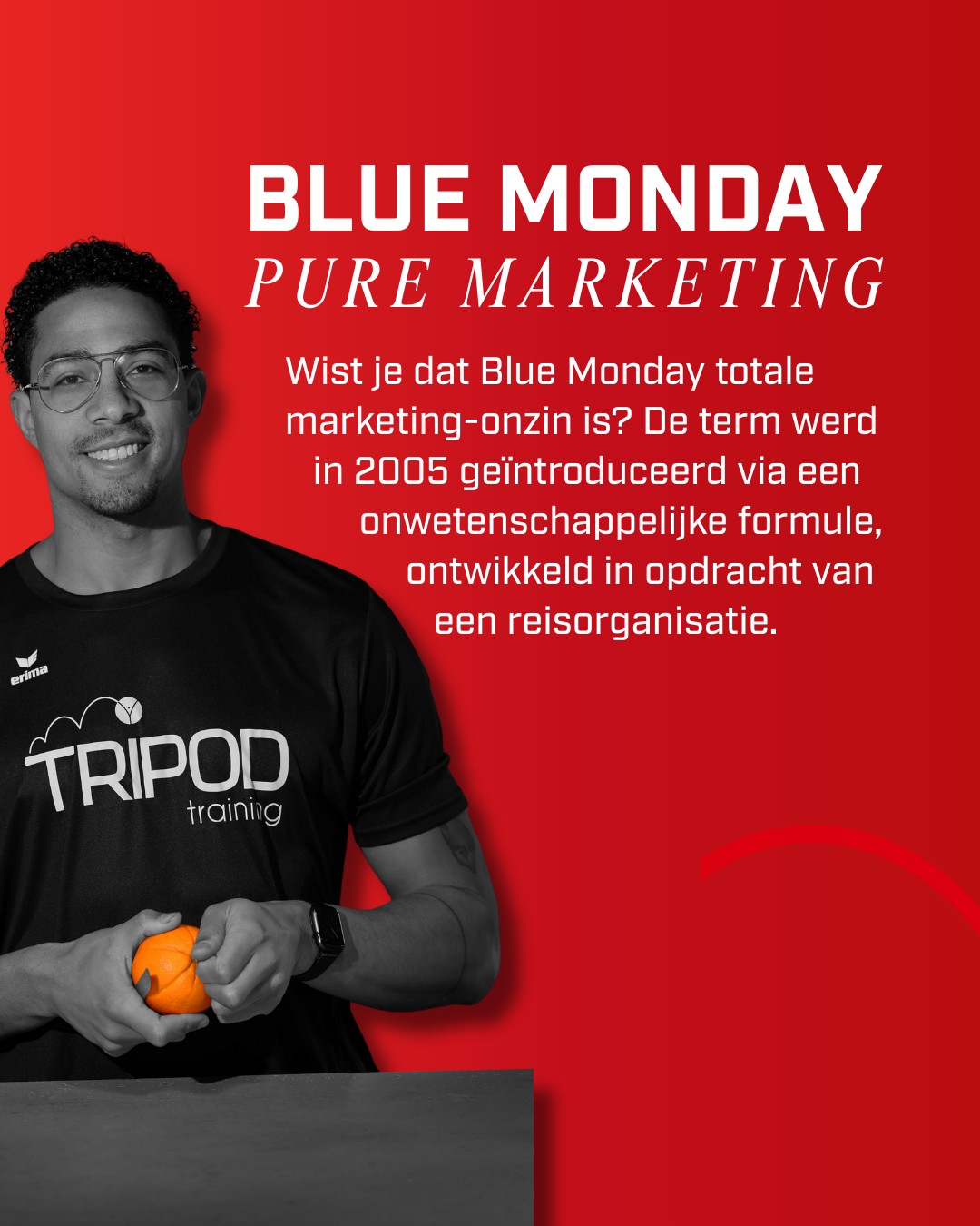 Tripod Training - Blue Monday? Vandaag is het de derde... | Facebook