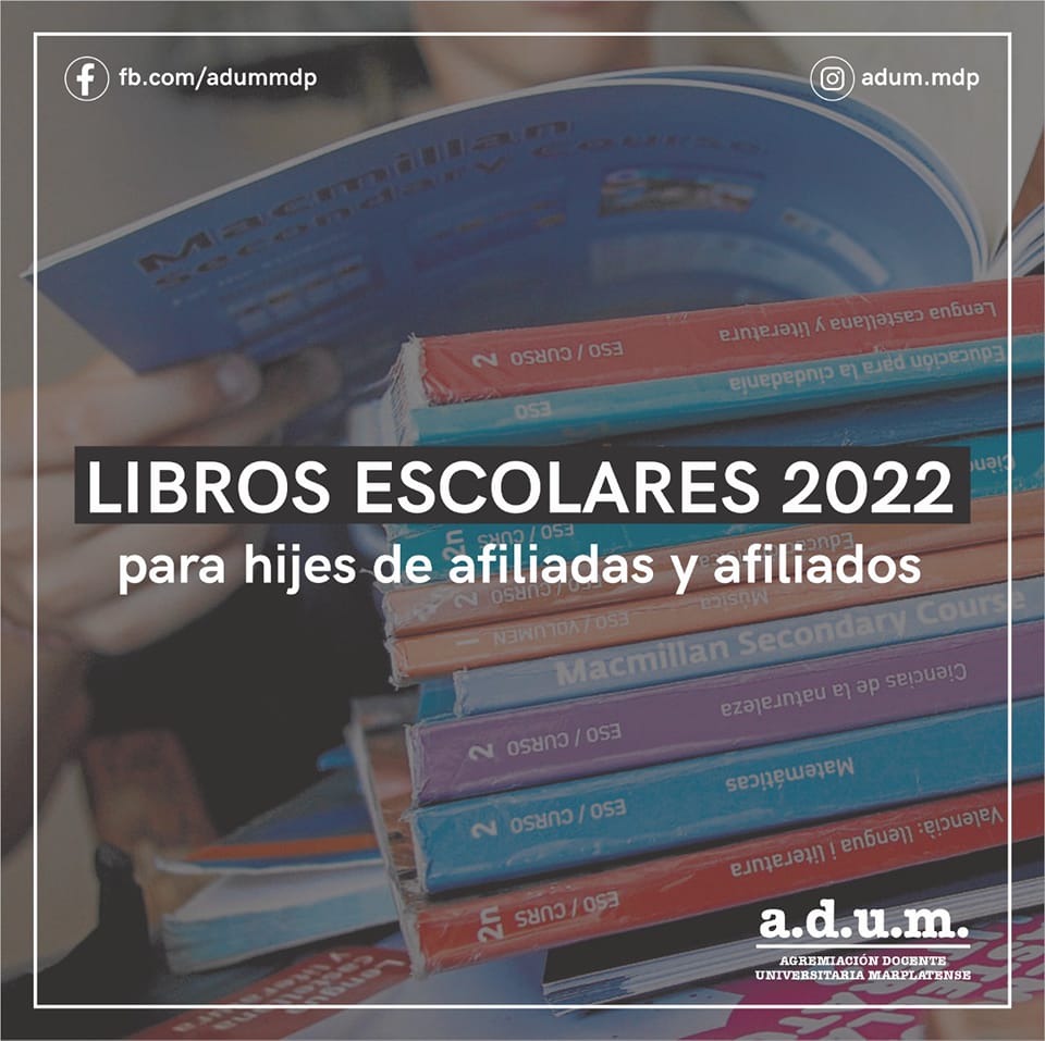 📚... - ADUM - Agremiación Docente Universitaria Marplatense | Facebook