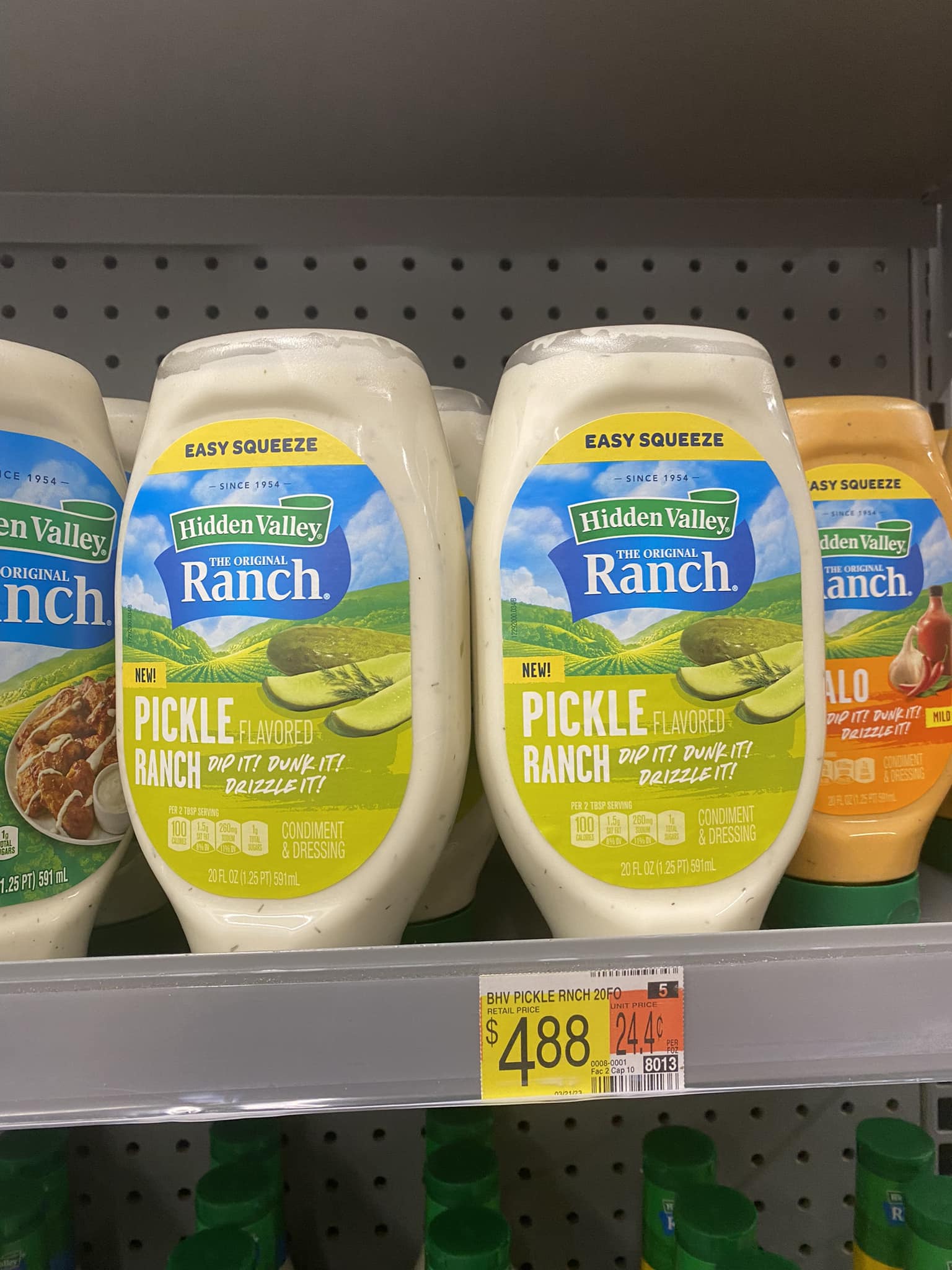 Hidden Valley Ranch ice cream at Walmart?!?! NO NO NO NO NO…but that's just me. 😂😂😂