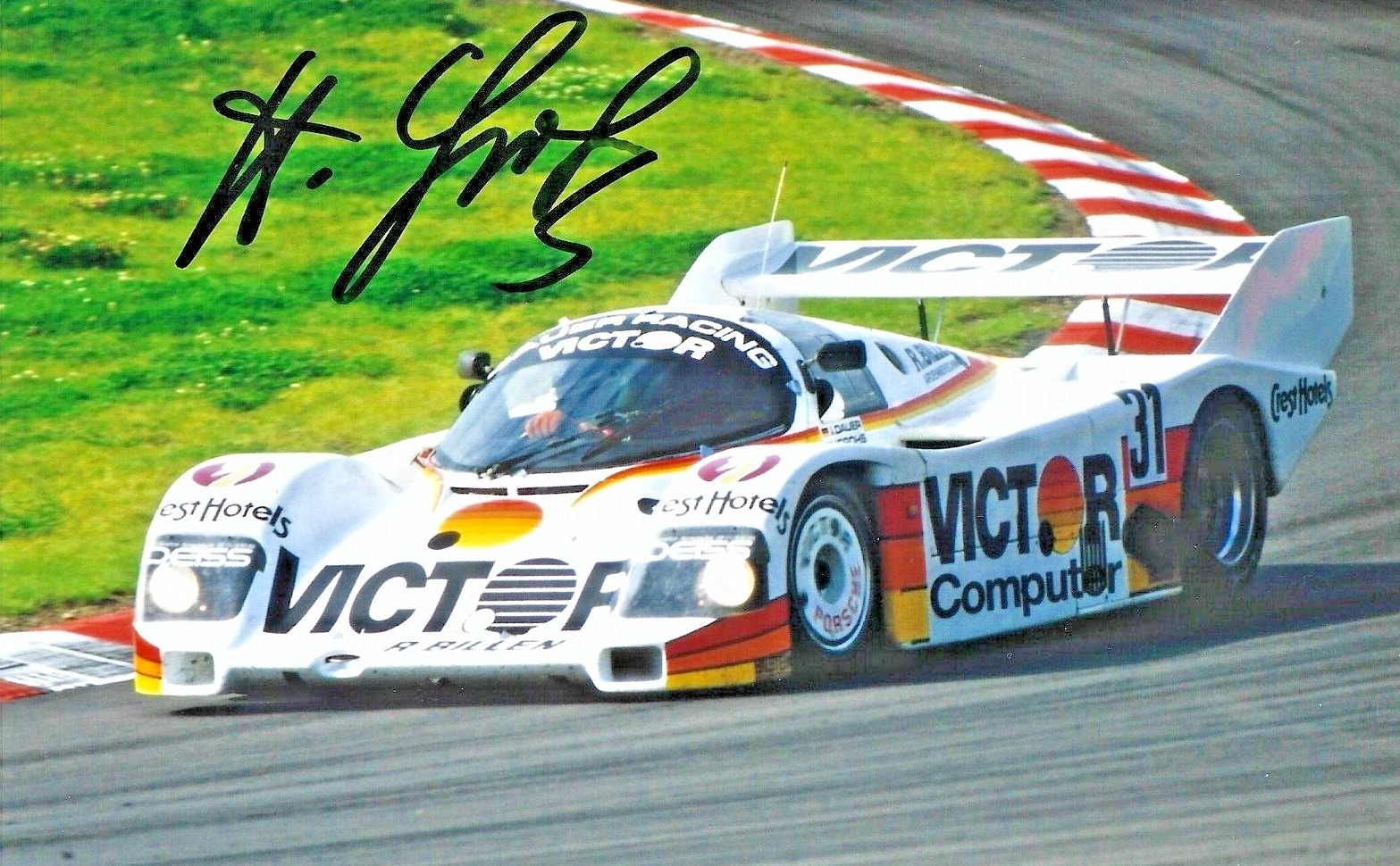 Porsche 962C GTi at 1987 Brands Hatch 1000km