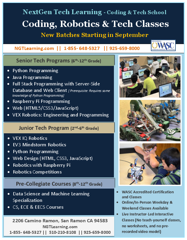 📣 FALL CLASSES STARTING IN... - NextGen Tech Learning | Facebook