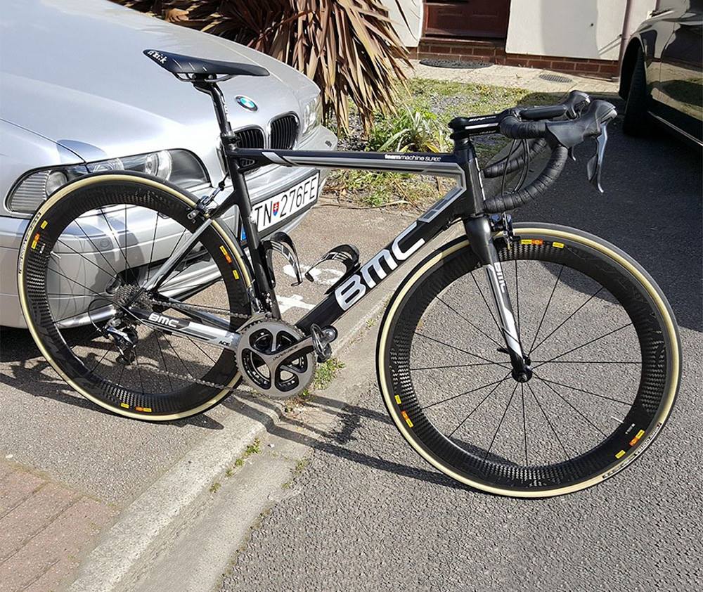 Bmc Tmr01 road bike with Dura-Ace and Zipp 858