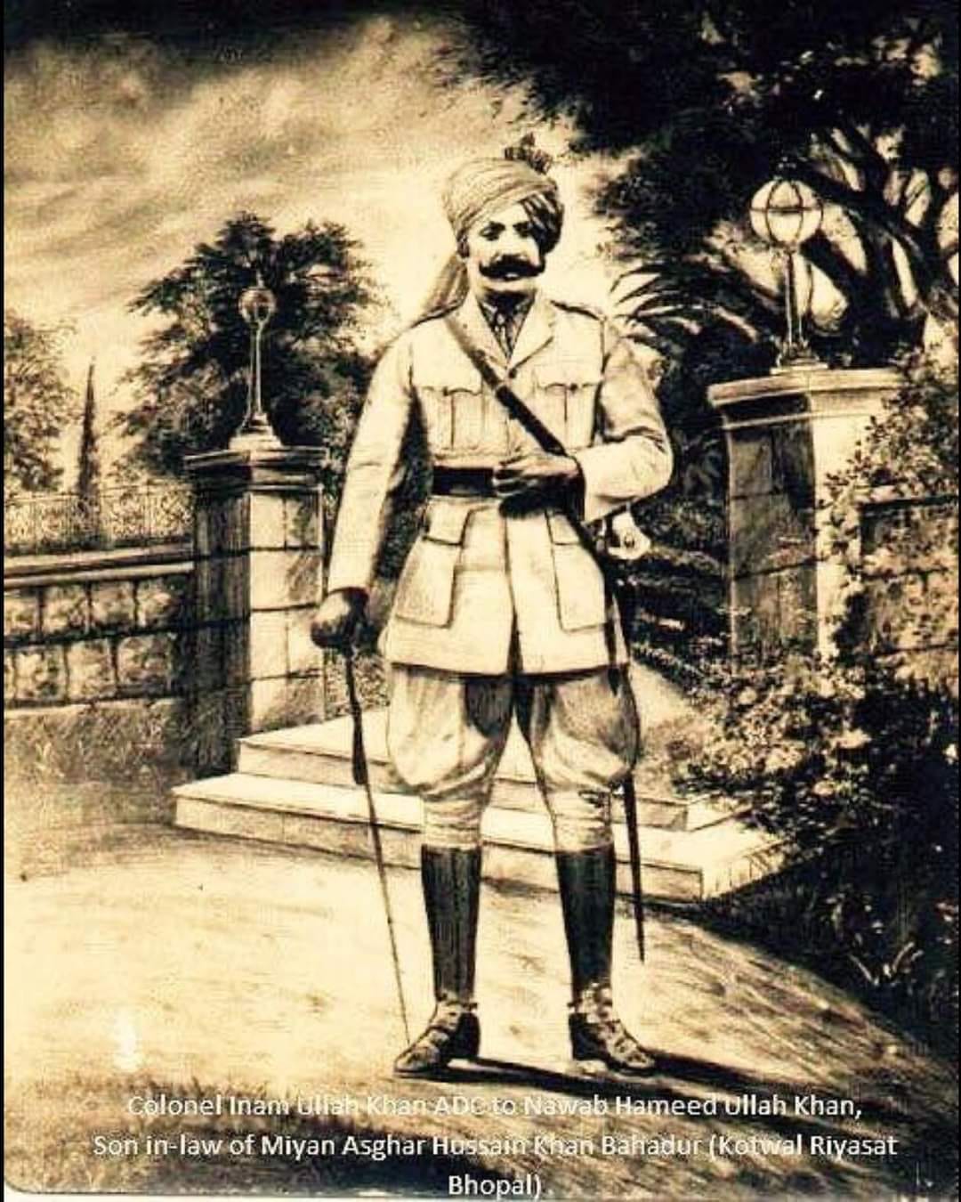 Colonel Inam Ullah Khan, ADC to... - Iqbal Maidan, Bhopal | Facebook