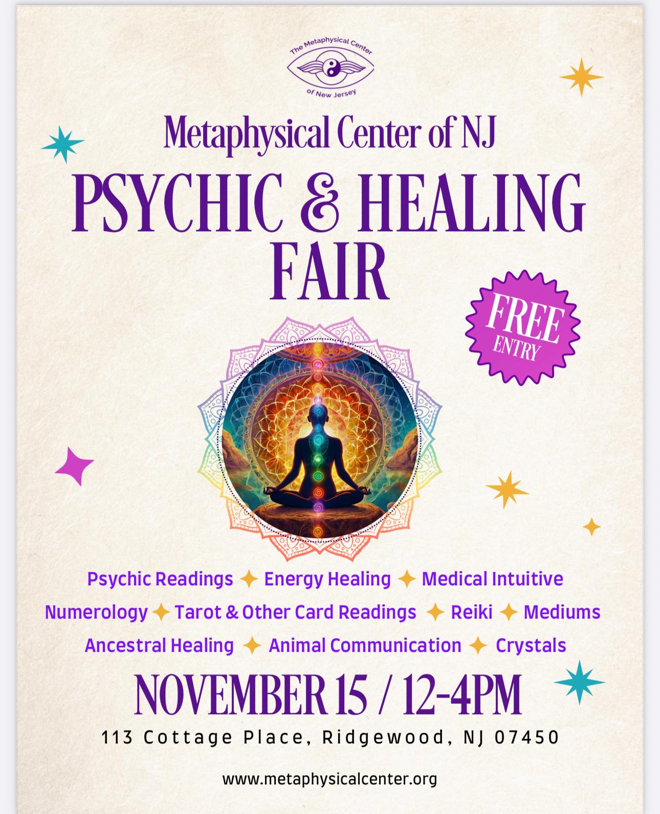Psychic and Healing Fair