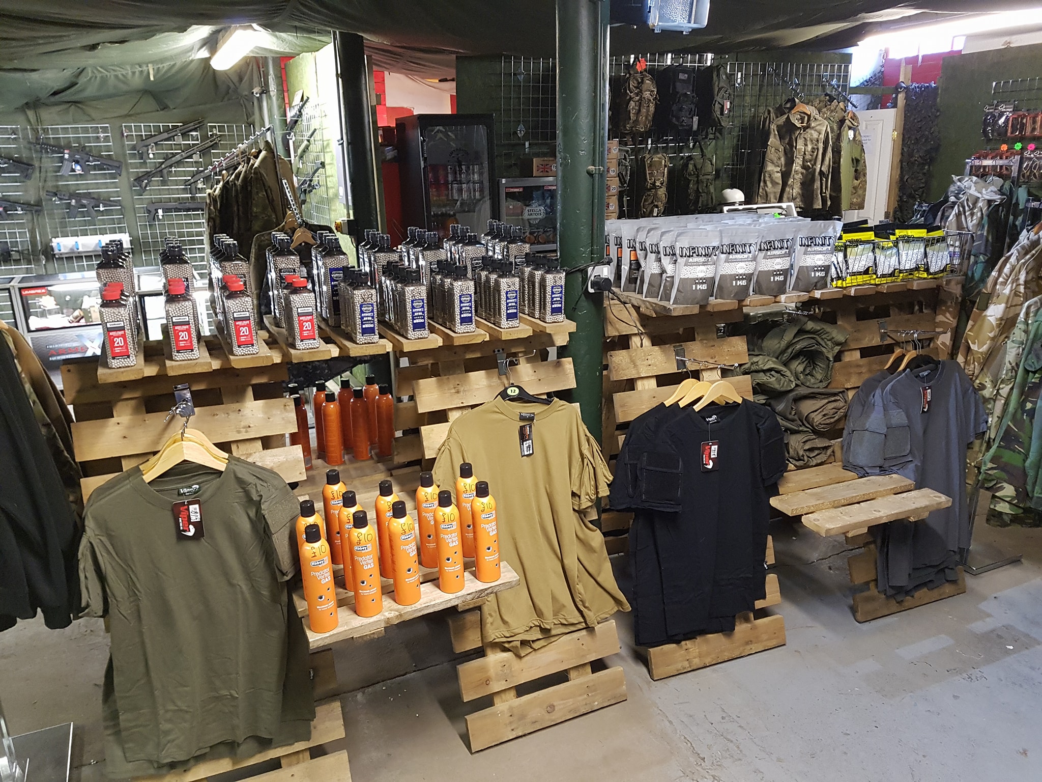 New shop layout. And restock - Invasion Armouries