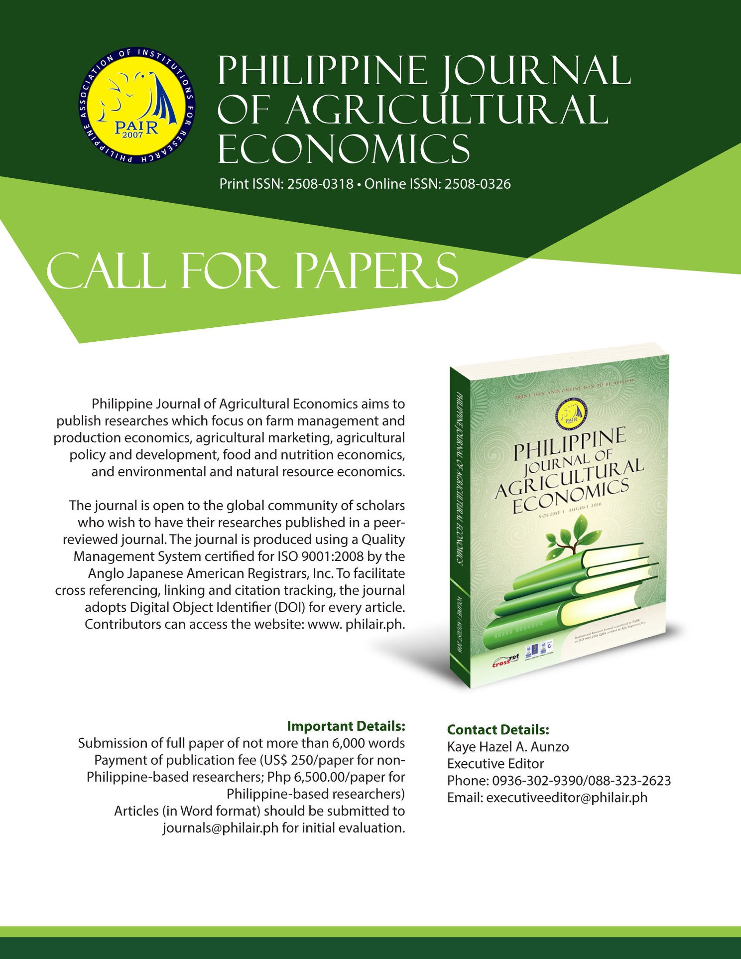 The Philippine Association of Institutions for Research Inc. is now ...