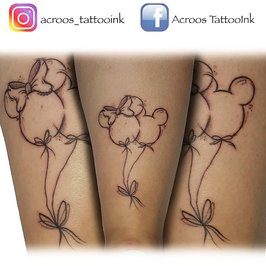 Tatouage Tete Mickey Et Minnie