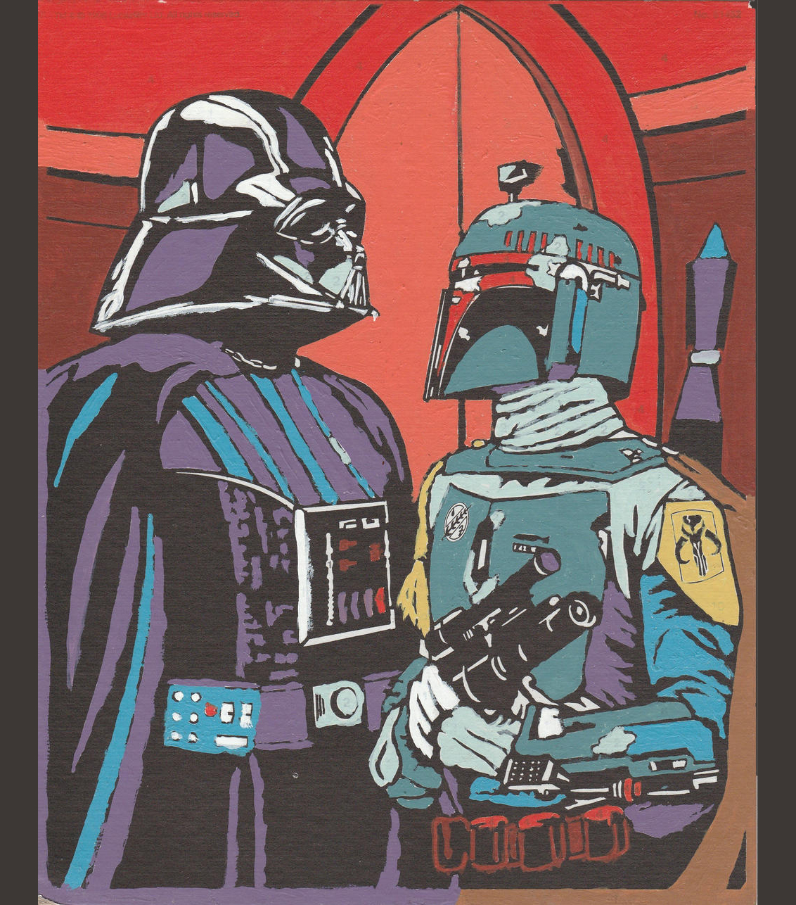 Official #StarWars art by Adam Schickling for Acme Archives From