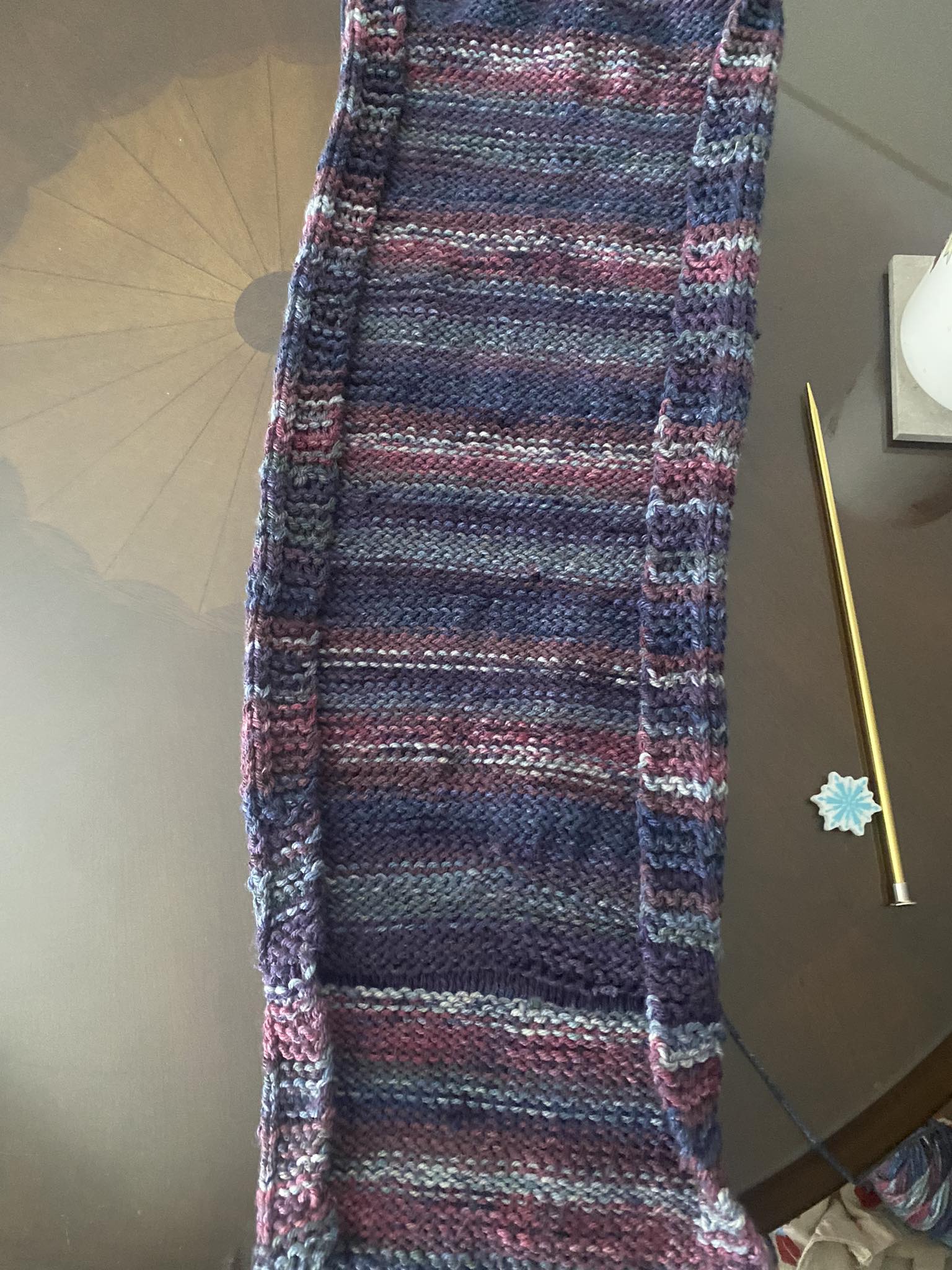 Preventing curling in knitting projects?