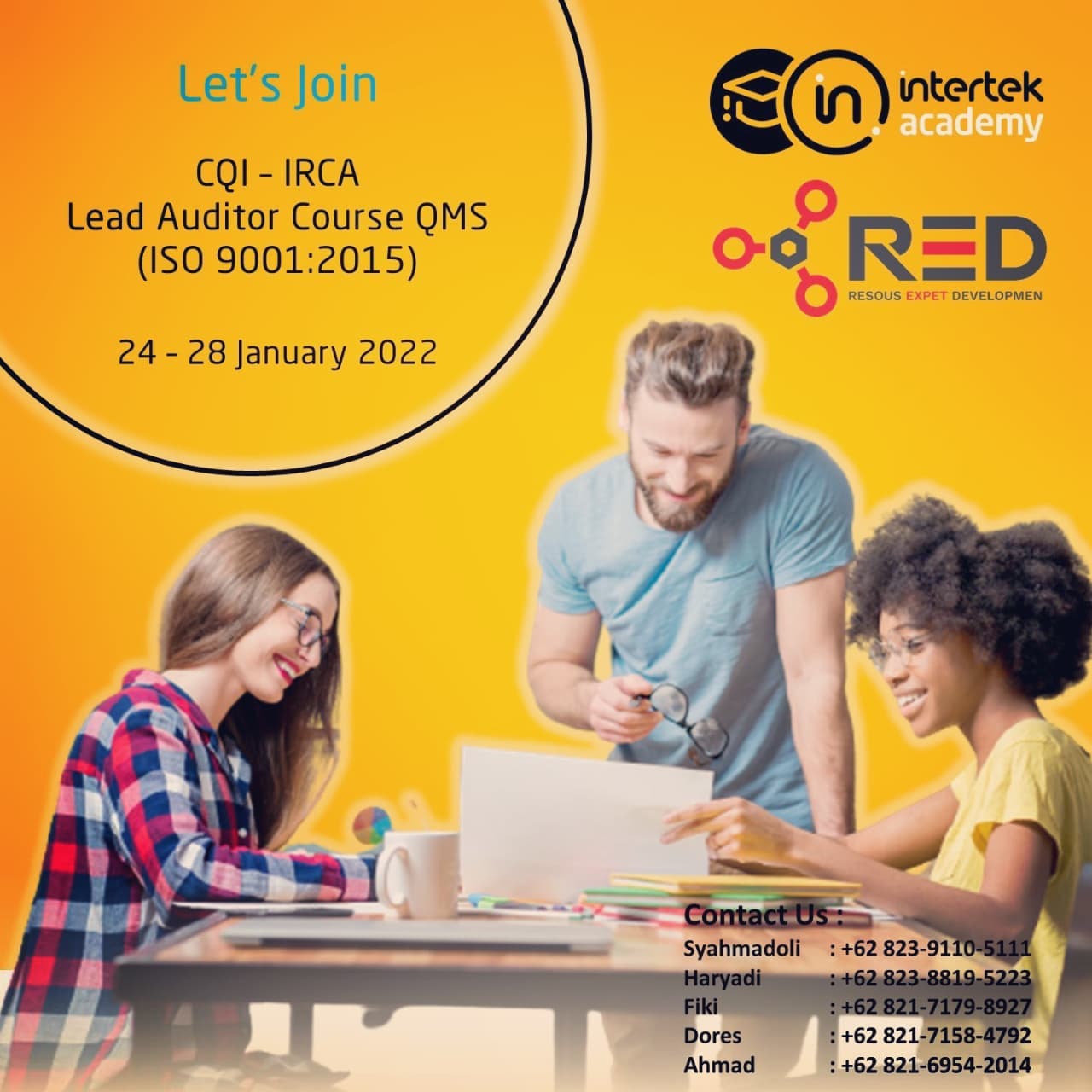 RED Co. - -RED TRAINING SERVICES- RTC in collaboration...