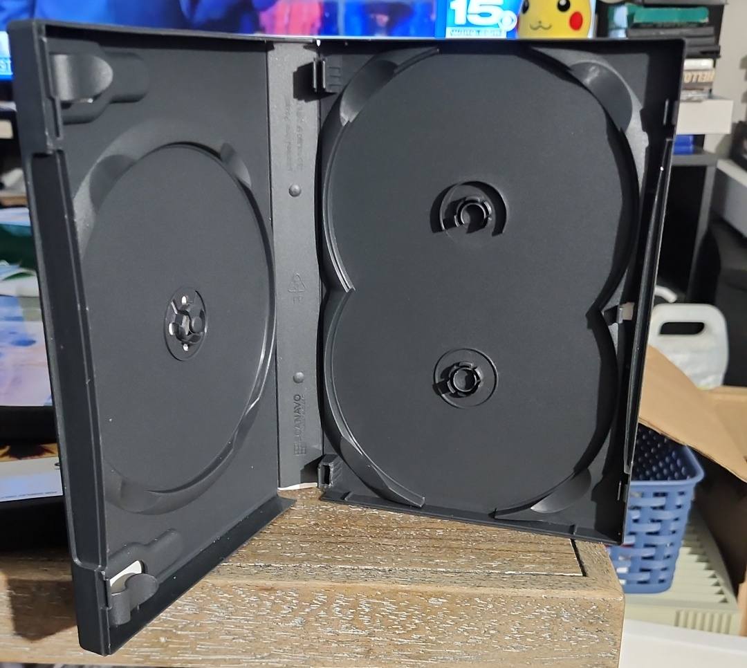 Where to buy a 3 disc DVD case with mounts for a 2 disc flap?